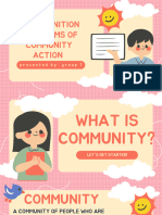 The Definition and Forms of Community Action