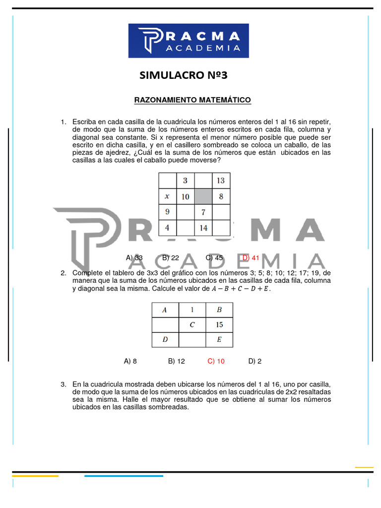 3er Simulacro Repaso Claves Pdf