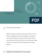 Digital Marketing - Navigating The Digital Landscape