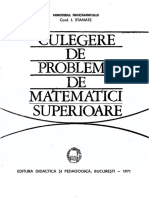 Culegere de Probleme de Matematici Superioare - I. Stamate (1971)