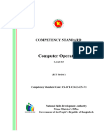Computer Operation: Competency Standard