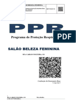 Salão Beleza Feminina: Programa de Proteção Respiratória