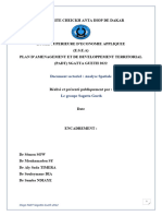 Document Sectoriel: Analyse Spatiale: Stage PADT Sagatta Gueth 2022