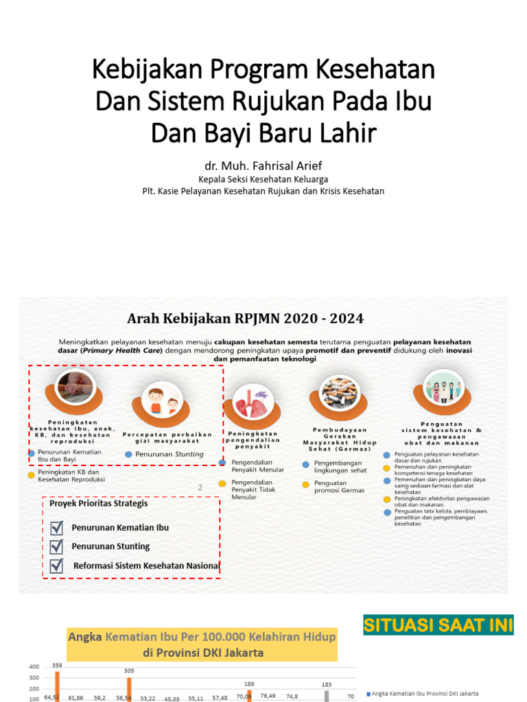 Revisi Kebijakan Program Kesehatan Dan Sistem Rujukan Pada Ibu Dan Bayi ...