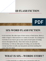 Six Word Flash Fiction