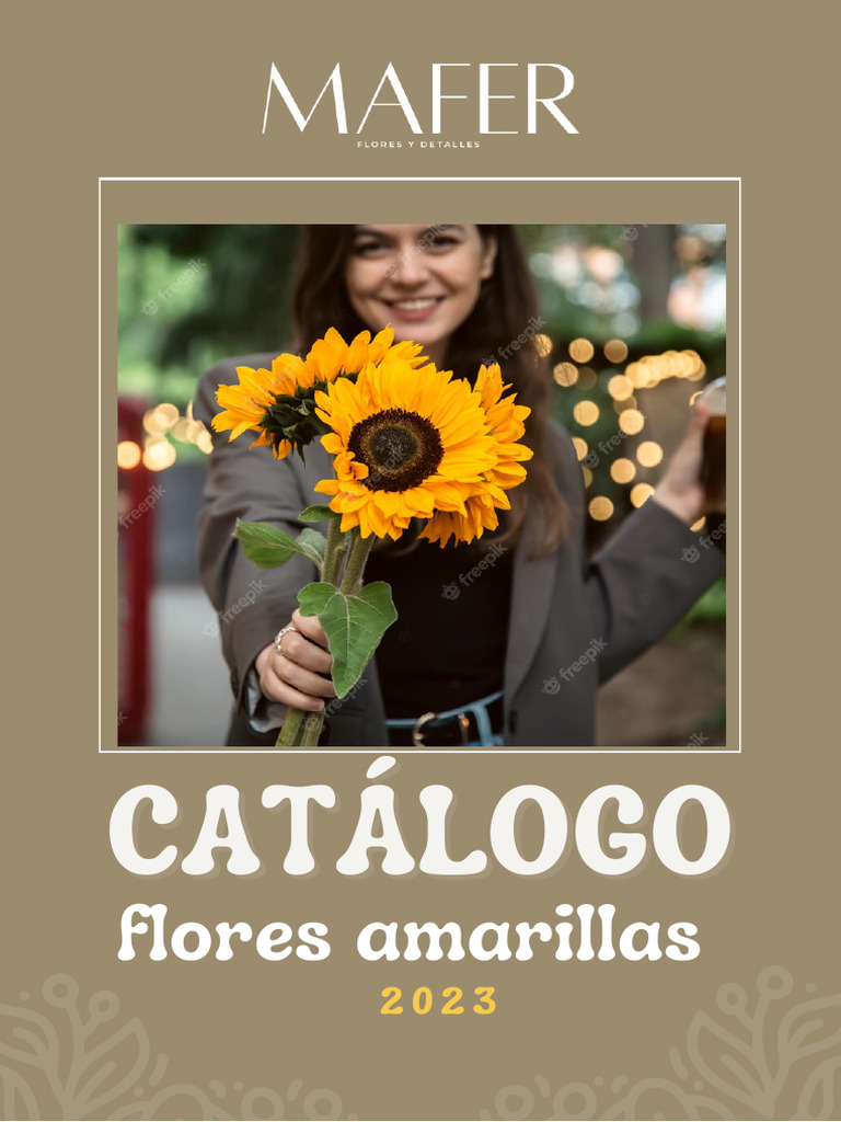 Catálogo De Flores Amarillas Pdf