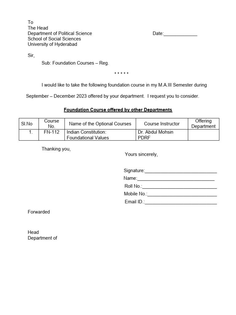 Foundation Application Form2023 PDF
