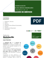 Las 7 Variables de La Comercializacion de Servicios