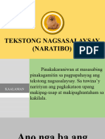 Tekstong Nagsasalaysay (Naratibo)