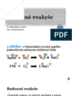 Redoxne Reakcie Preze