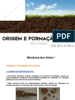 Aula 3. Origem e formação dos solos