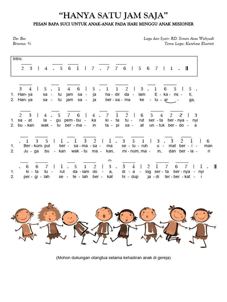 Hanya Satu Jam Saja | PDF