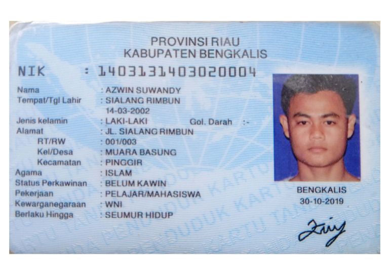 Azwin Suwandy - KTP | PDF