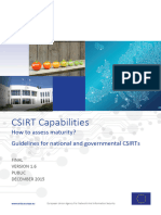 Update of CERT Baseline Capabilities
