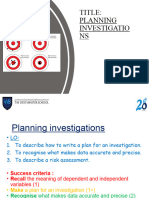 2.SC 7 Planning-Investigations