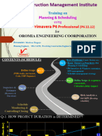 1 p6 d1 Oracle p6 Interface and Project Setup