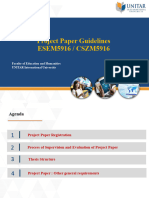 Project Paper Guidelines