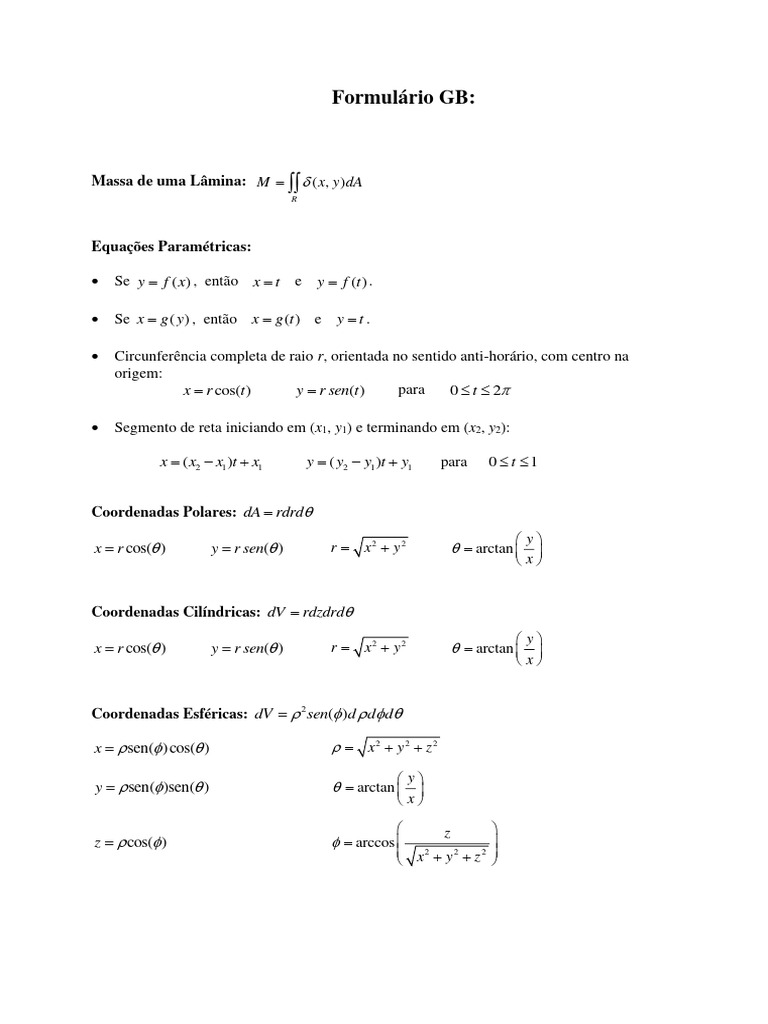 Formulário PB | PDF