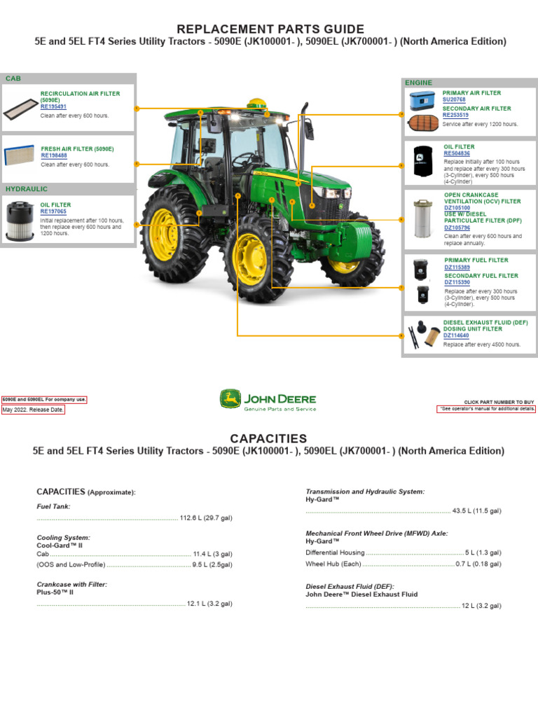 5090e 5090el ft4 RPG | PDF | Tractor | Truck