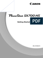 PowerShot SX700 HS Getting Started Guide EN