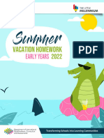 Early Years Summer Vacation Homework Booklet 2022 1