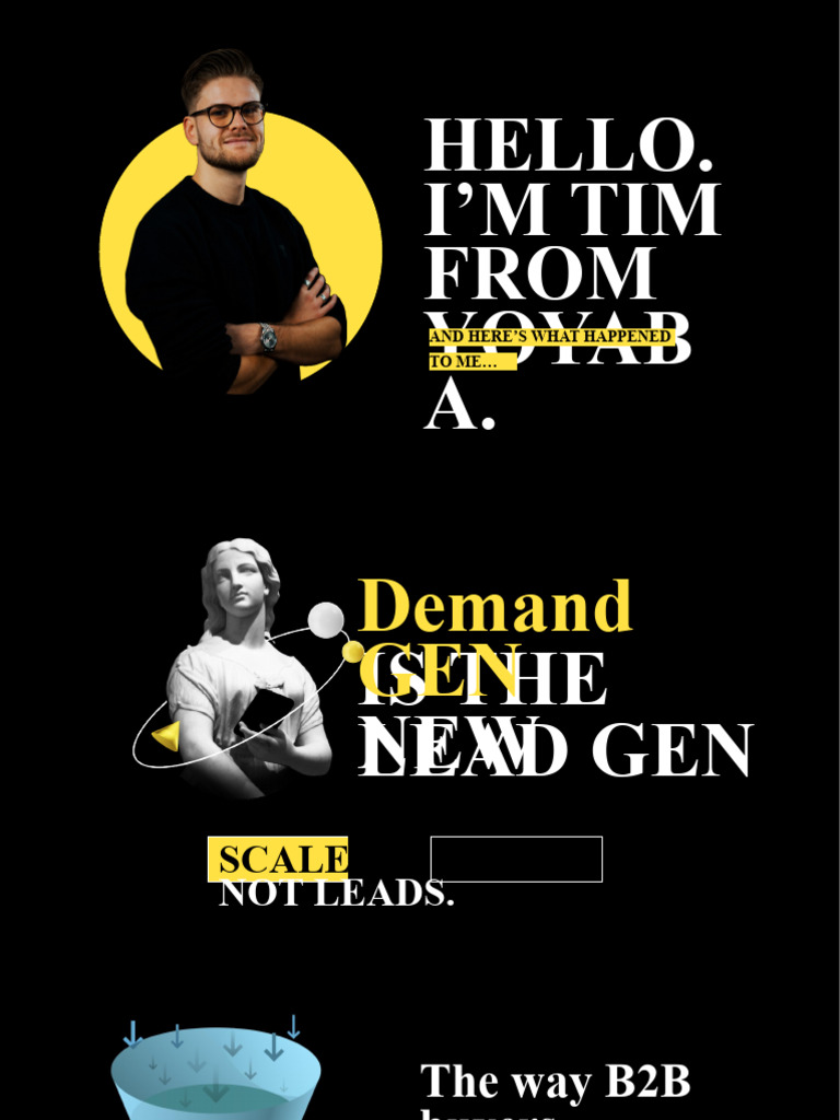 HANDIn Demand Gen Is The New Lead Gen Scale Revenue, Not Leads