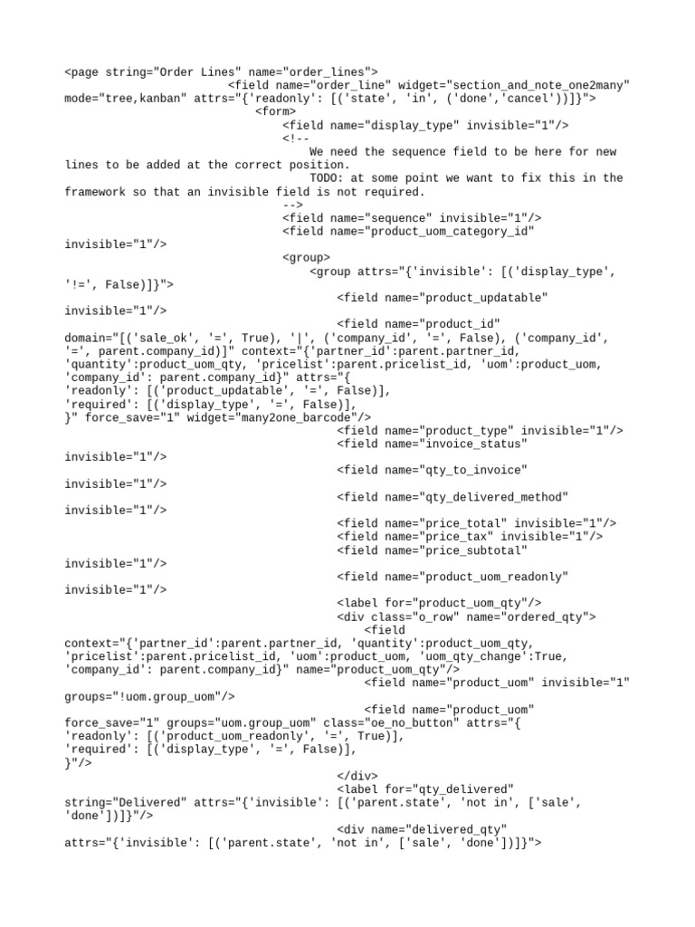 Page String Order Lines Name Order Pdf