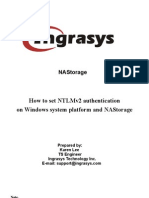 How To Set NTLM Authentication On Windows System Platform and NAStorage
