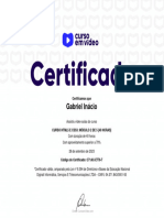 Gabriel Inacio Curso HTML5 e CSS3 Modulo 2 de 5 40 HORAS Certificado Curso em Video