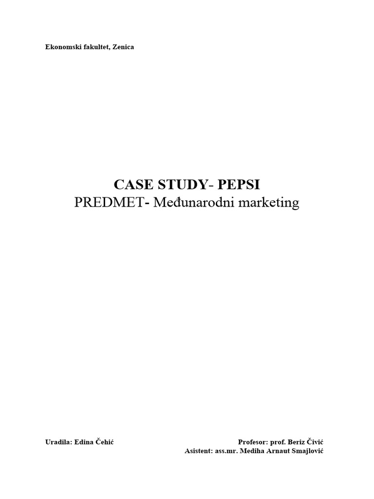 a&m pepi case study
