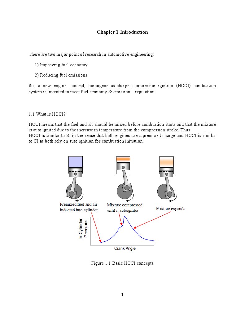HCCI Engine Overview and Functionality | PDF