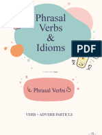 Aulas Phrasal Verbs and Idioms 