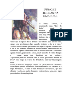 4o Encontro de Estudo T. U. Cavaleiros Da Jurema - FUMO E BEBIDAS NA UMBANDA