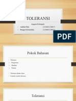 Toleransi