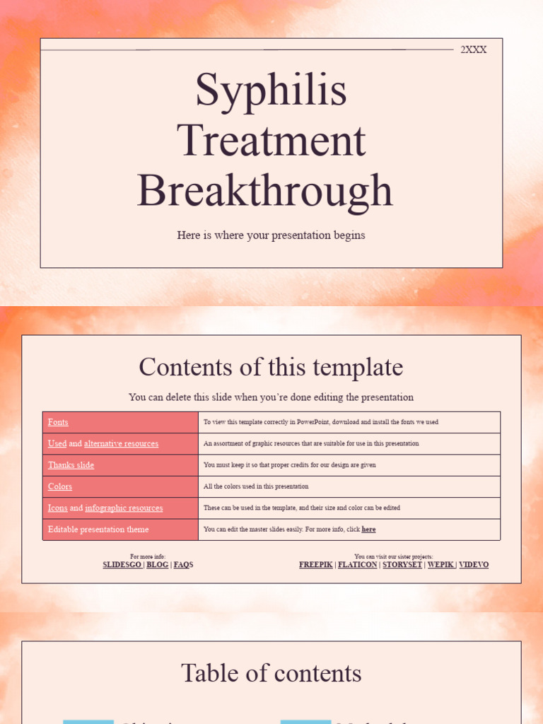 Syphilis Treatment Breakthrough | PDF
