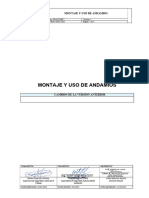 Procedmiento Montaje de Andamios