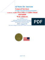 United States Post Office Creditor Bond 410760000/ 2025923