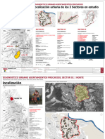 Localización Urbana de Los 3 Sectores en Estudio: Diagnostico Urbano Asentamientos Precarios