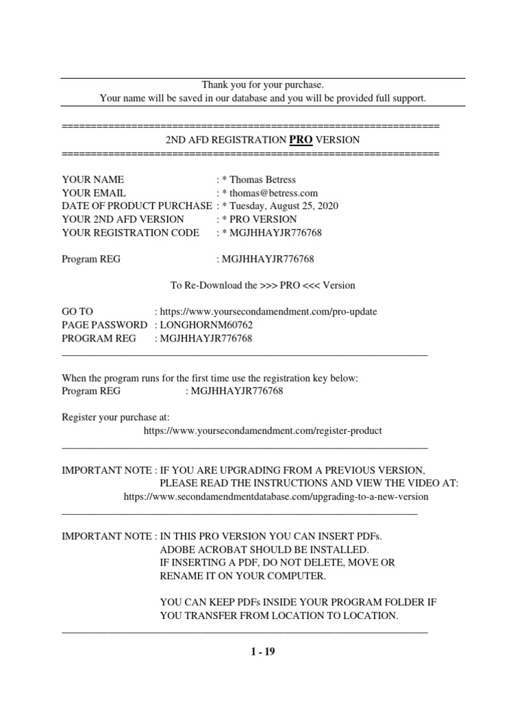 2nd amendment firearms database full documentation pdf