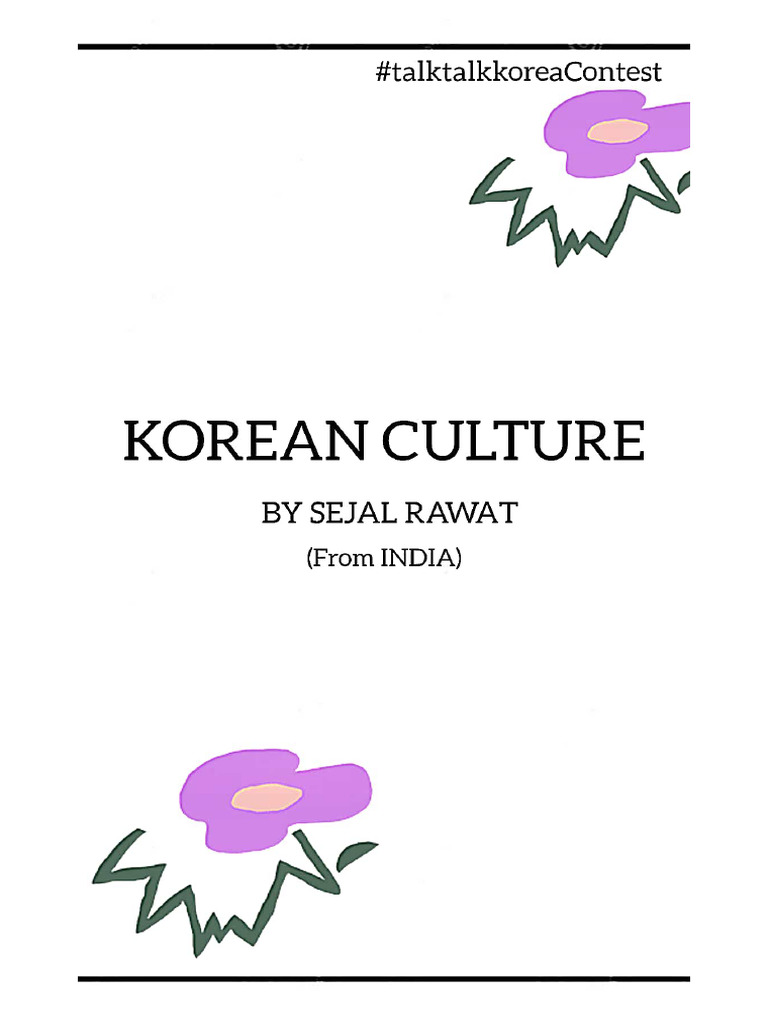 KOREAN CULTURE PDF