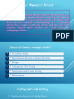 Classical Waterfall Model