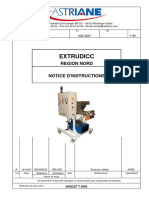 EXTRUDICC REGION NORD - Notice D'instructions