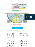 Similar Triangle Patterns