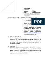 Demanda de Ejecucion de Acta de Conciliacion Alexandra Cordova