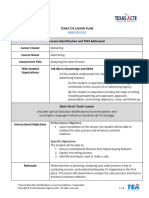 Lesson Plan Analyzing The Sales Process - 0