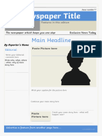 Newspaper Template