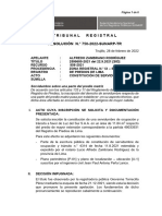 750-2022-SUNARP-TR Servidumbre Sobre Una Parte Del Predio Matriz - Calificación Técnica Catastro