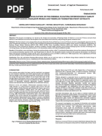 Formulation and Evaluation of Polyherbal