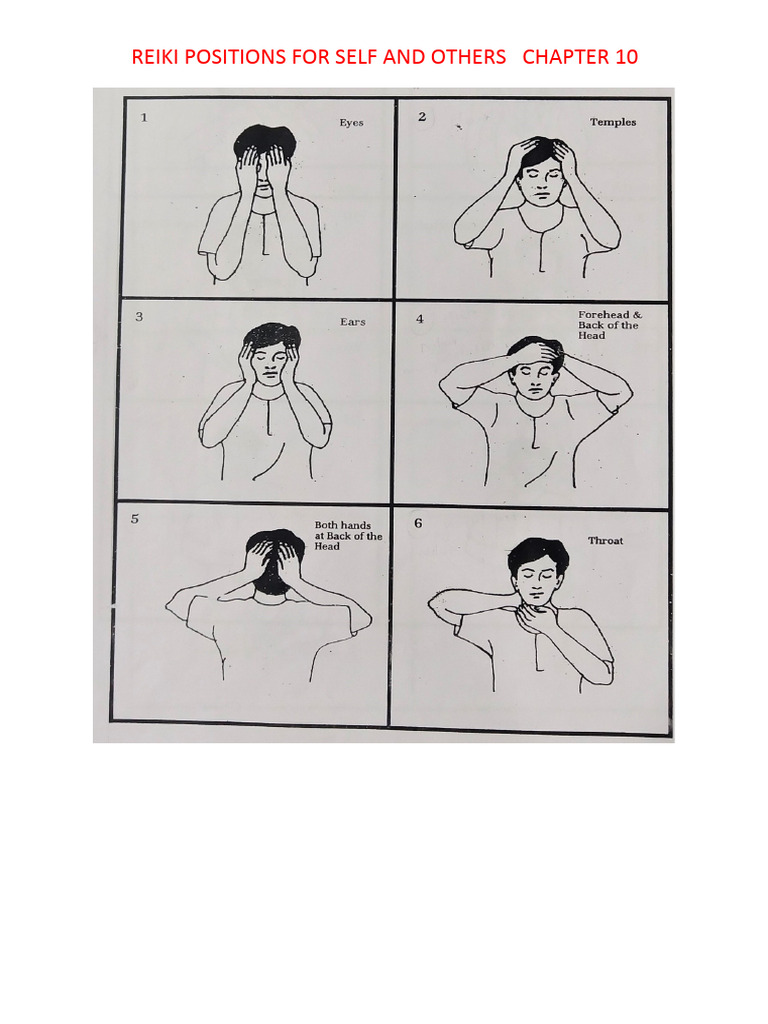 Reiki Positions For Self And Others Chapter 10 Pdf