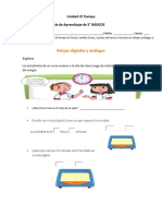 GUIA DEL TIEMPO (Reloj Analogo y Digital) 3° BASICOS